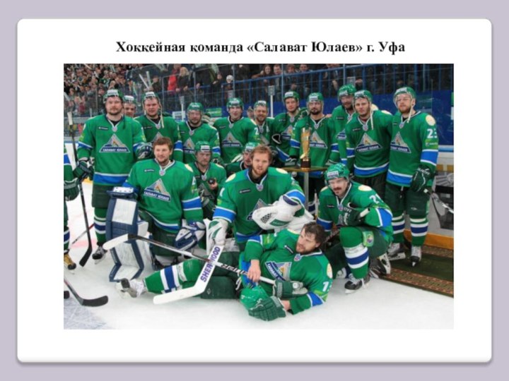 Хоккейная команда «Салават Юлаев» г. Уфа