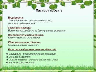 детско-родительский проект Воспитание любви к родному краю проект по окружающему миру (средняя группа)