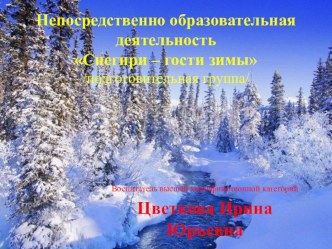 Презентация по теме птицы Снегири - гости зимы презентация к уроку по окружающему миру (подготовительная группа)