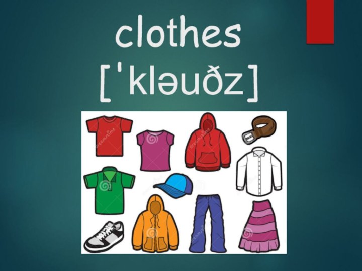 clothes ['kləuðz]