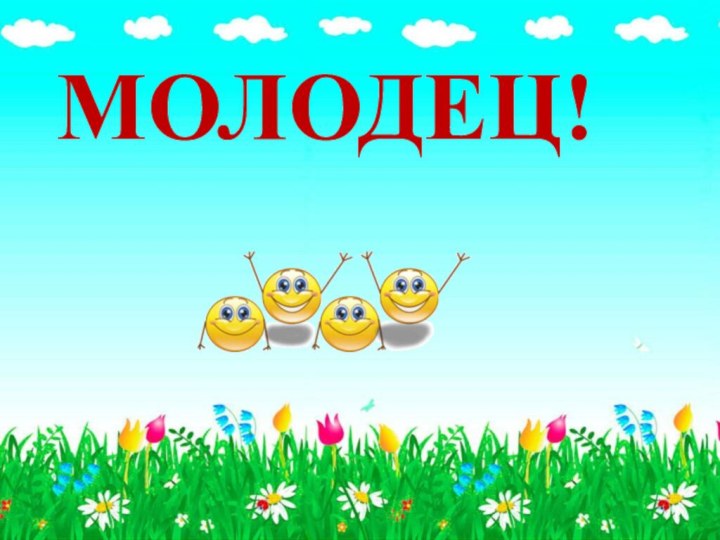 МОЛОДЕЦ!