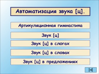 Презентация Автоматизация звука Ц 1 класс презентация к уроку по русскому языку (1 класс)