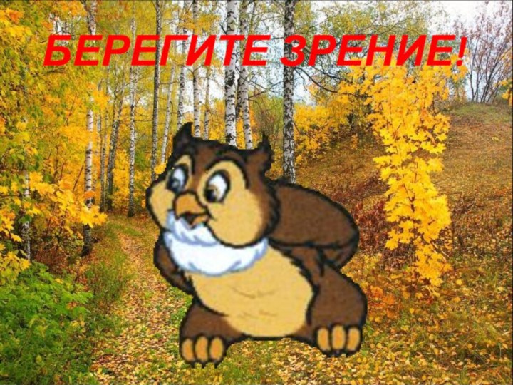 БЕРЕГИТЕ ЗРЕНИЕ!