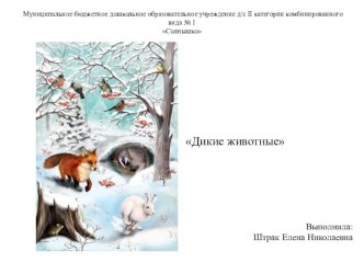 Презентация Дикие животные