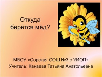 Откуда берется мёд? презентация к уроку по окружающему миру (4 класс)