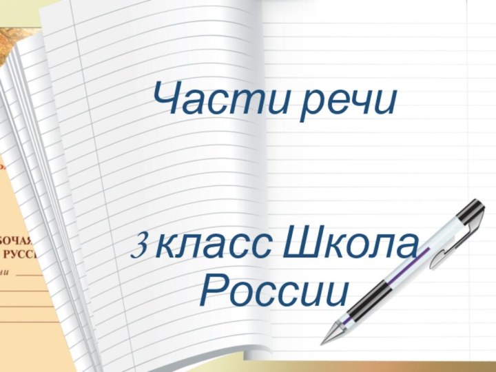 Части речи3 класс Школа России