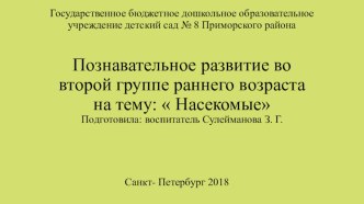 Презентация Насекомые презентация по окружающему миру по теме