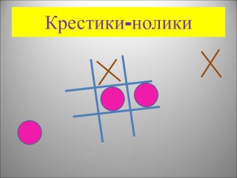 Презентация к уроку игре Крестики-нолики презентация к уроку (3 класс)