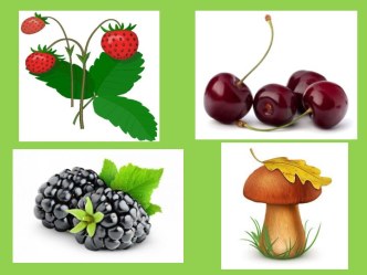 презентация четвертый лишний: грибы и ягоды презентация