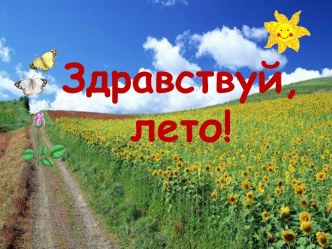 Здравствуй лето! методическая разработка по окружающему миру (подготовительная группа)