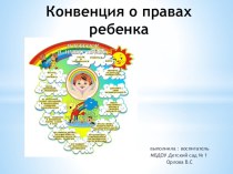 конвенция о правах ребенка презентация