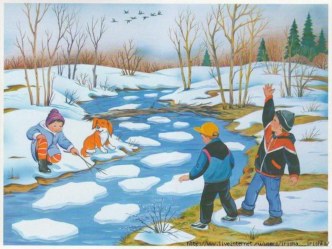 Тема №17 Зима. презентация к уроку (подготовительная группа)