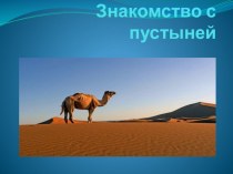 презентация Пустыня презентация урока для интерактивной доски по окружающему миру (подготовительная группа)