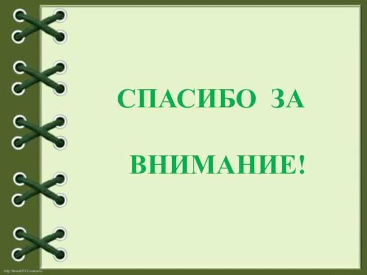 СПАСИБО ЗА ВНИМАНИЕ!