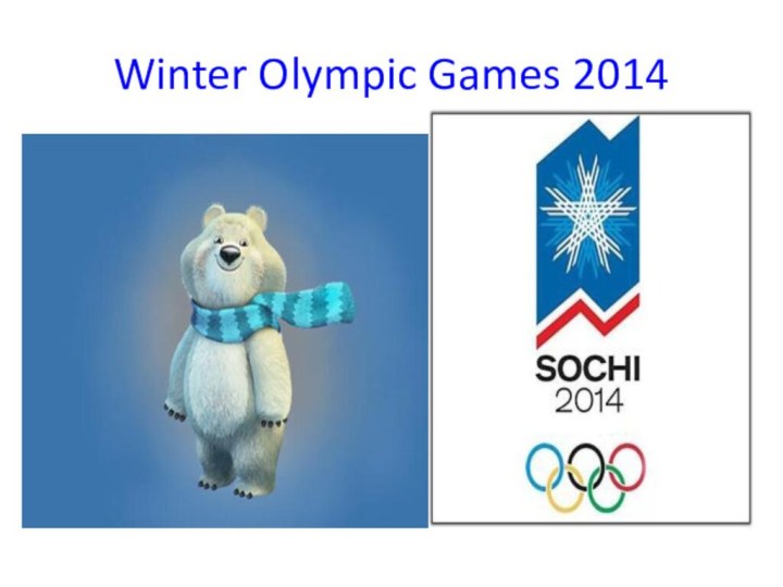 Winter Olympic Games 2014