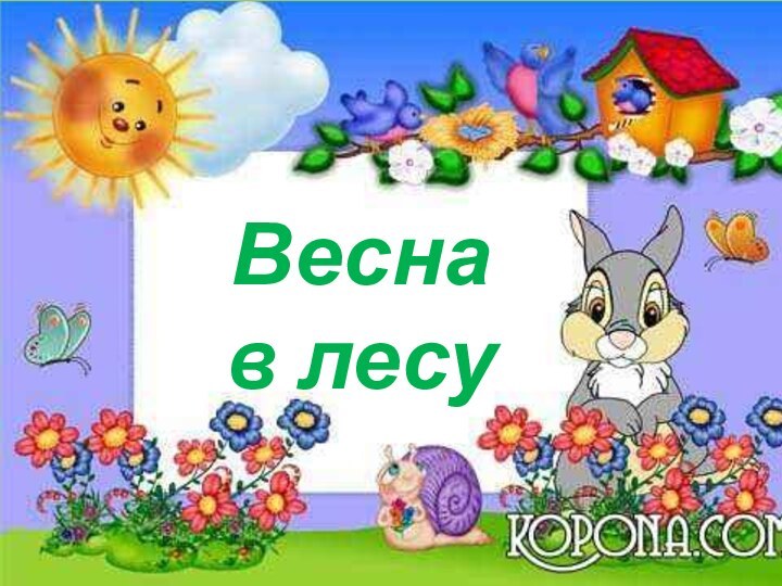 Весна в лесу