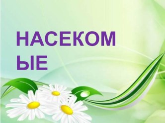 Презентация Насекомые презентация к уроку по окружающему миру (средняя группа)