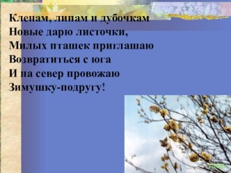 открытый урок по окружающему миру Весна:пробуждение природы методическая разработка по окружающему миру (2 класс)