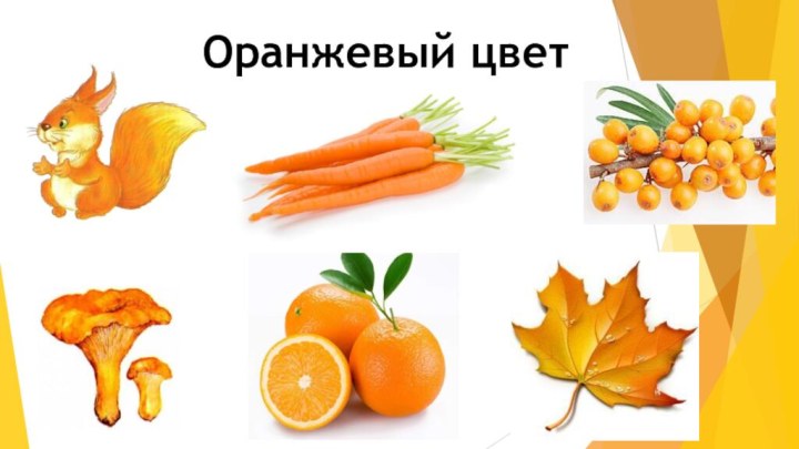 Оранжевый цвет