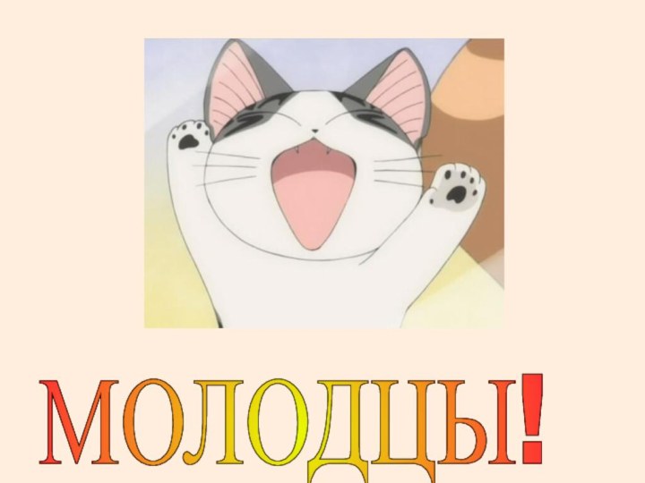 МОЛОДЦЫ!