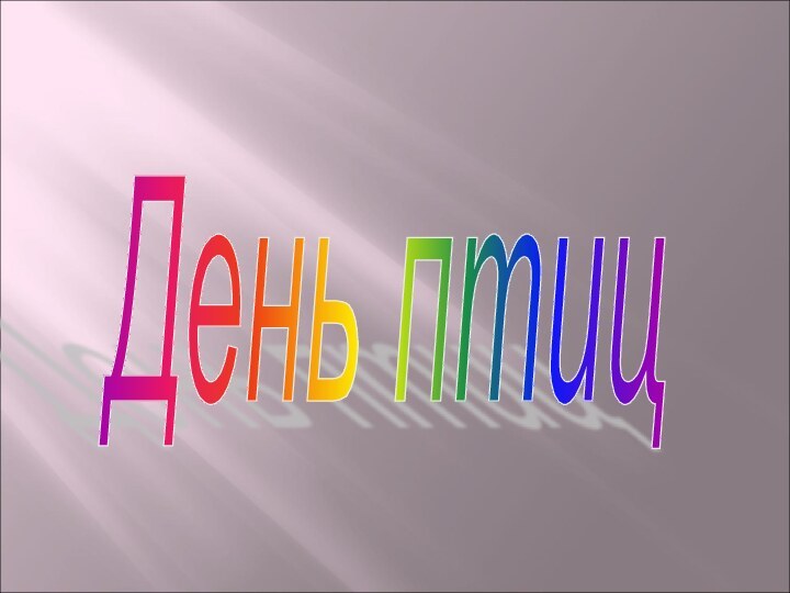 День птиц